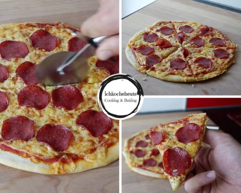 Schnelle Pizza Salami | ichkocheheute.de