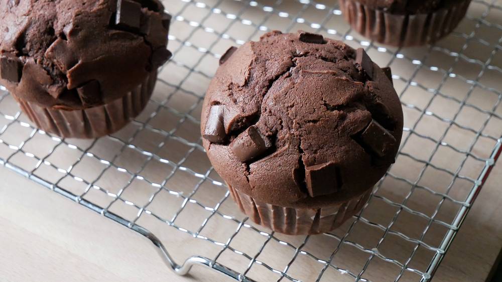 Schokomuffins Backen