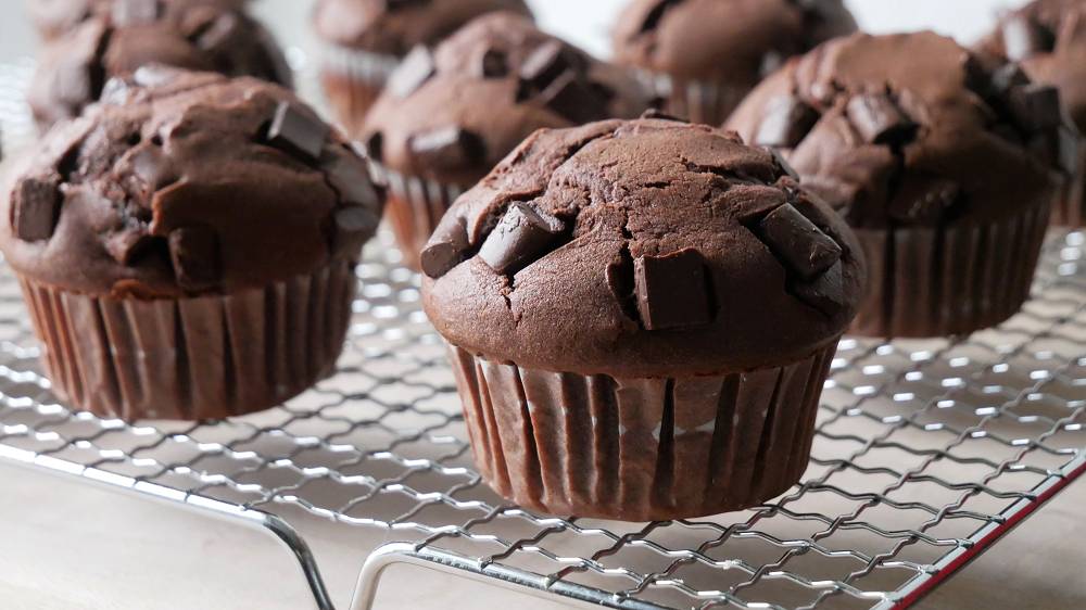 Schokomuffins Backen