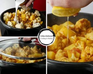 Kartoffel Blumenkohl Curry Zubereiten