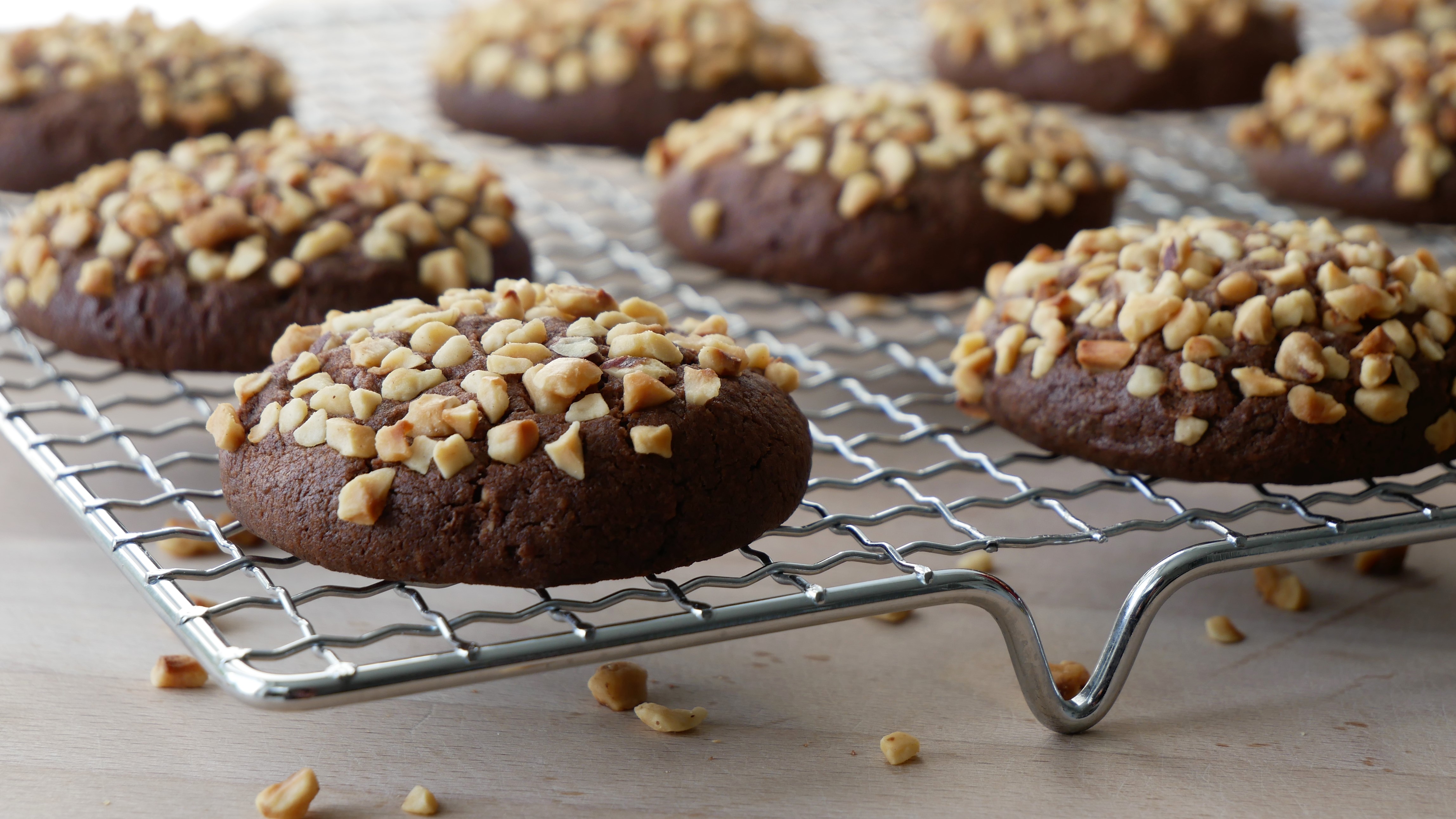 Baking Chocolate Hazelnut Cookies