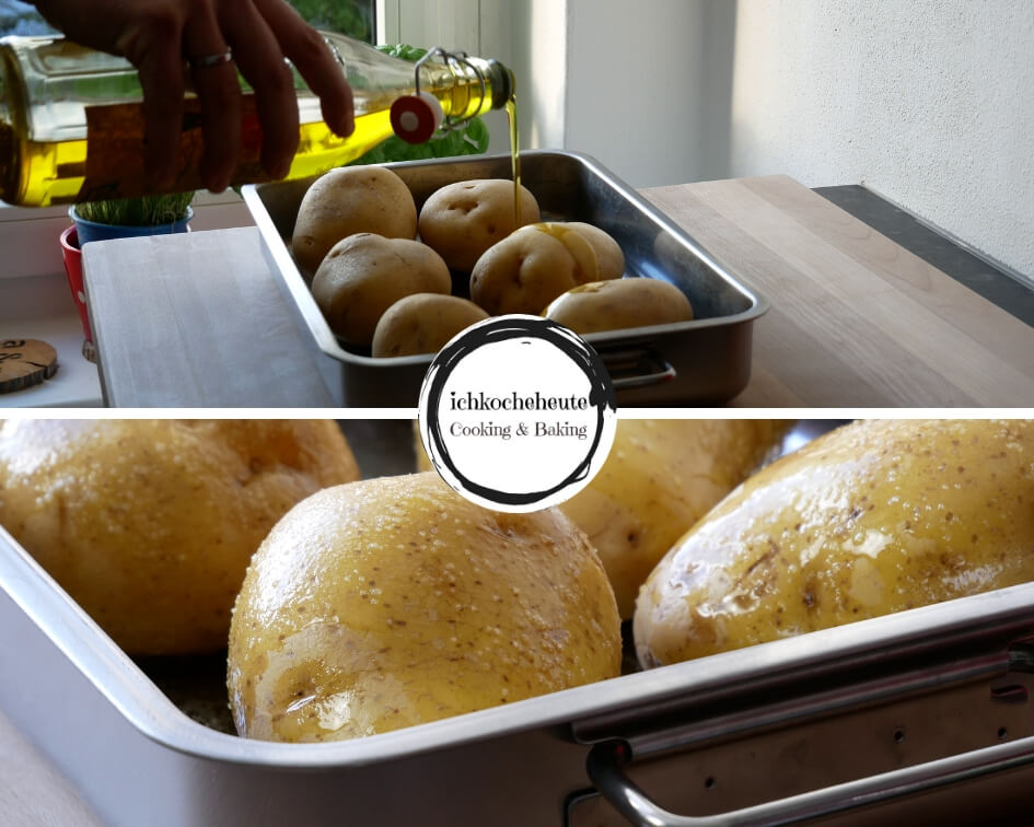 Ofenkartoffeln Vorbereiten