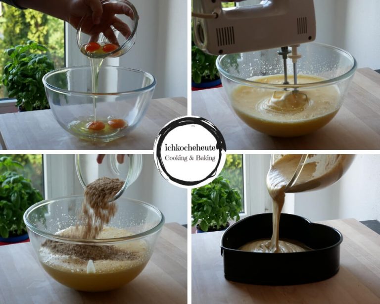 Schnelle Mandeltorte mit Mascarpone Sahne Creme - ichkocheheute.de