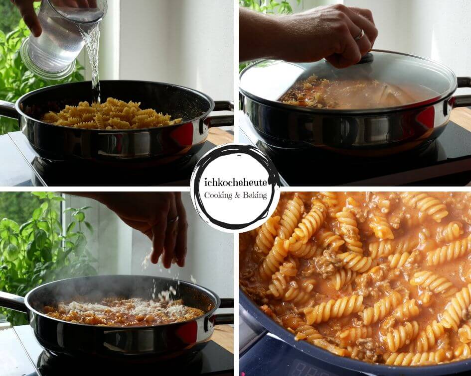 One Pot Pasta with Meat Sauce