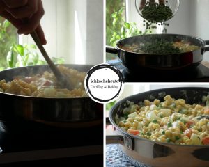 One Pot Pasta mit Gemüse