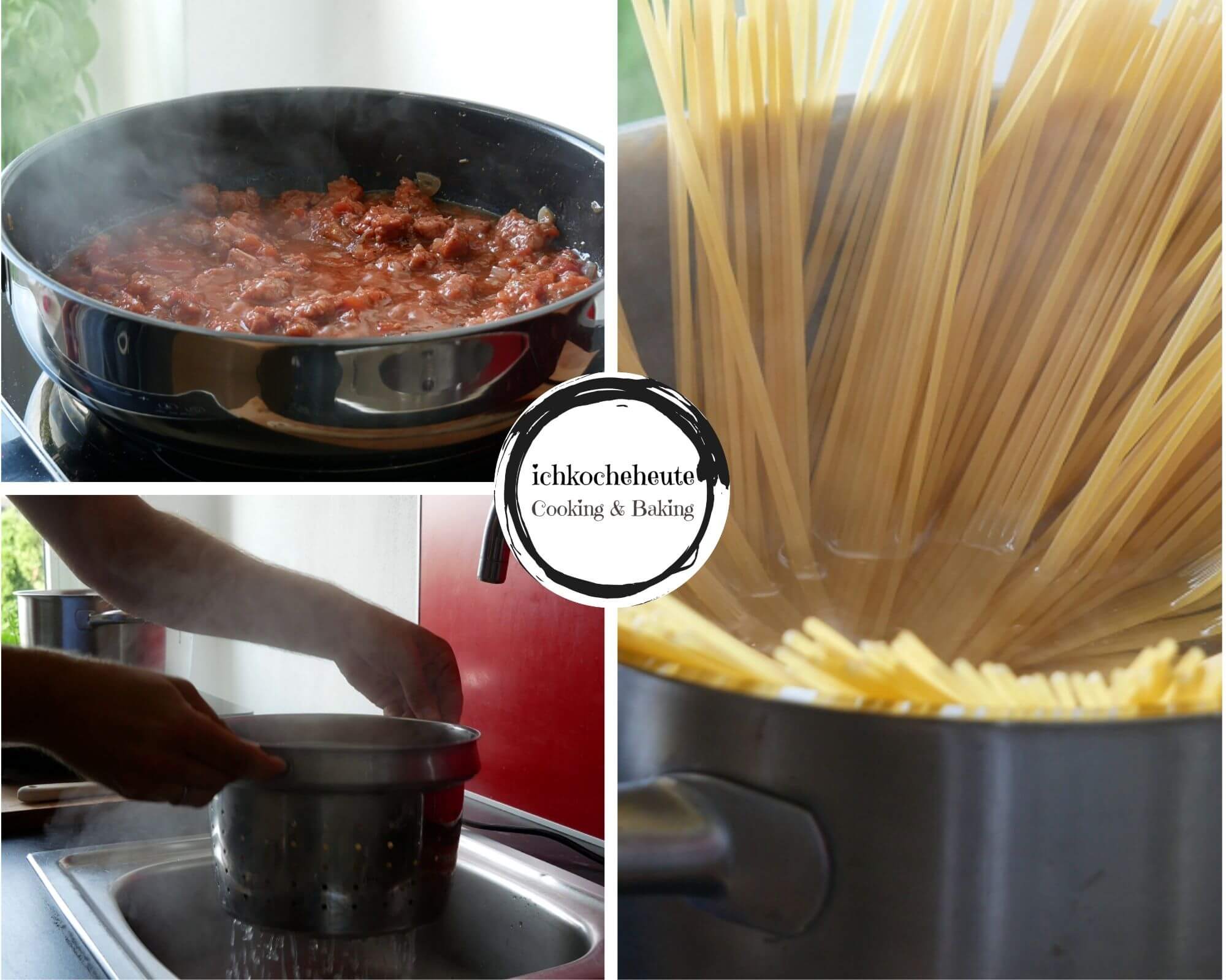 Cooking Pasta & Salsiccia Tomato Sauce