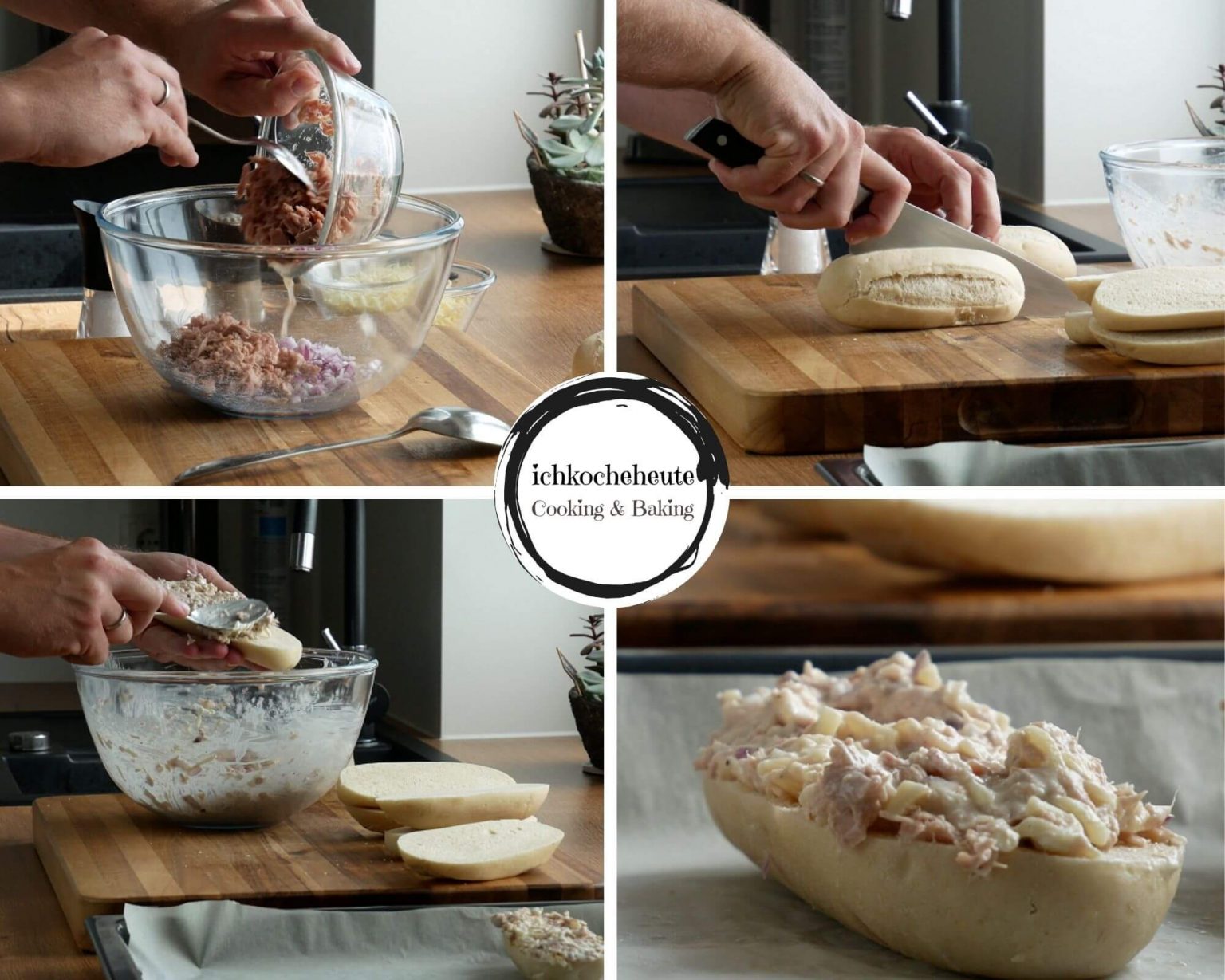 Schnelle Thunfisch Baguettes Backen - ichkocheheute.de