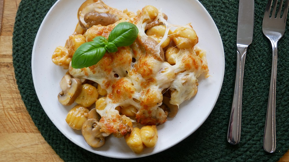 Gnocchi "Al Forno" mit Pilzen (Vegetarisch)