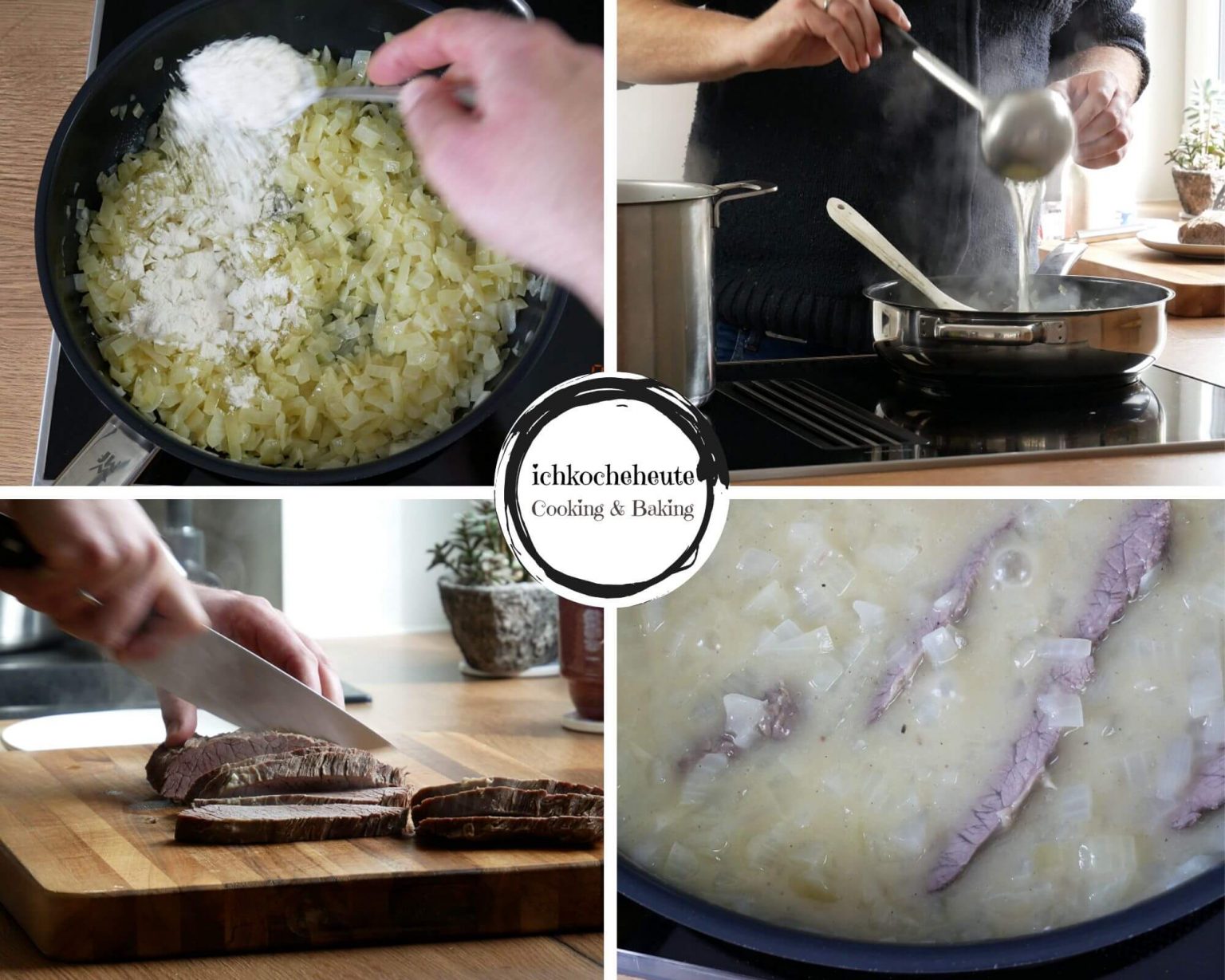 Münsterländer Rindfleisch mit Zwiebelsauce - ichkocheheute.de