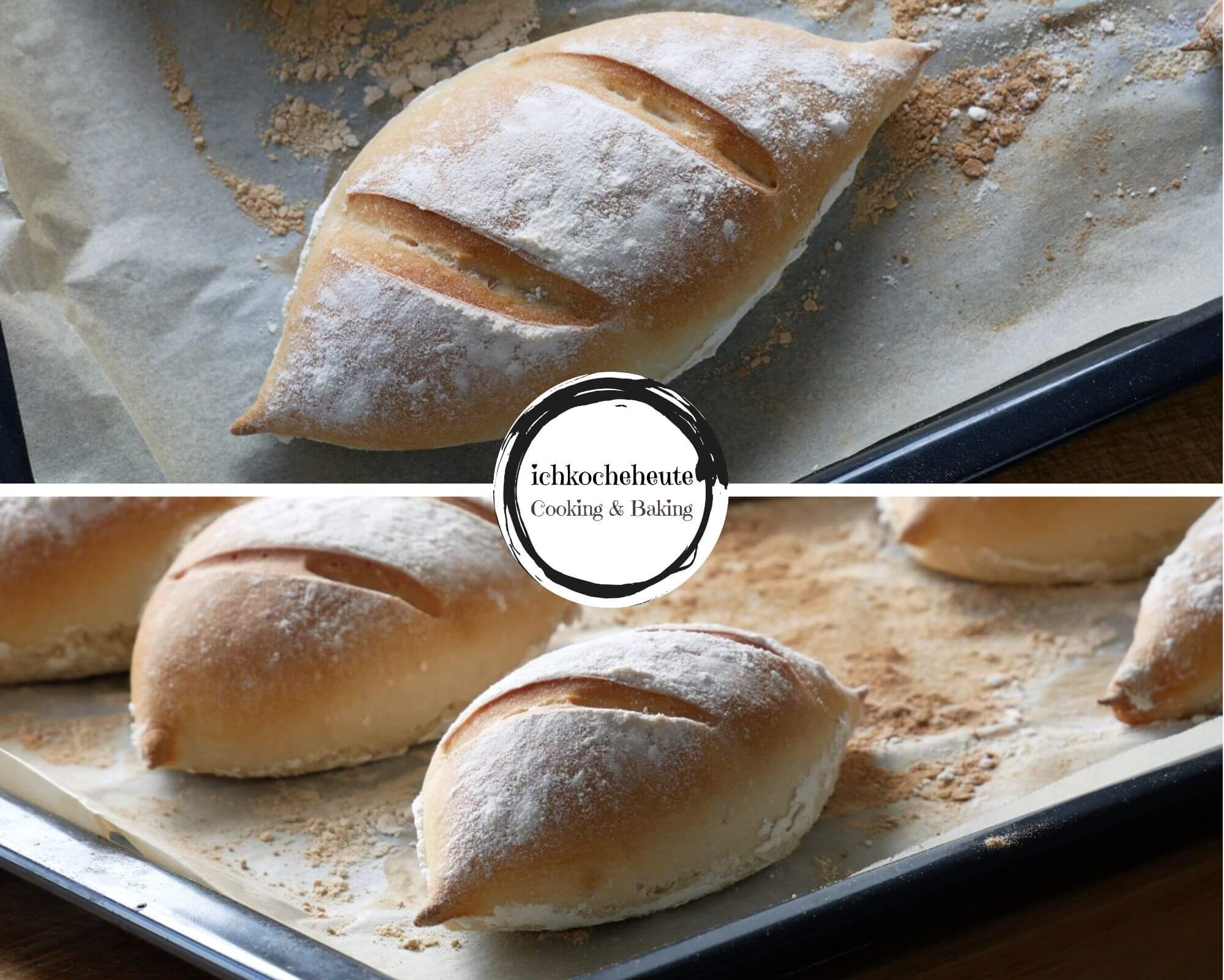 Baking Pointed Bread Rolls