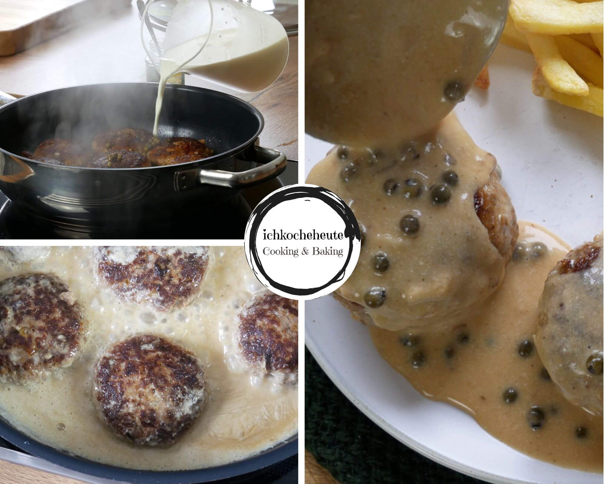 Cooking & Serving Meatballs with Creamy Pepper Garlic Sauce