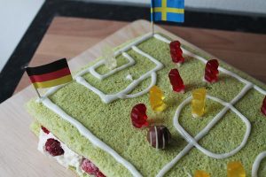 Fussball Kuchen zur EM 2016